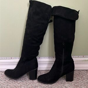 Black Knee-High Women's Boots